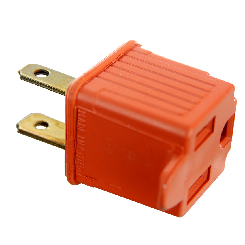 Orange Grounding Adapter