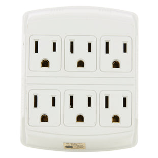 6 Outlet Convertor, Ivory Finish