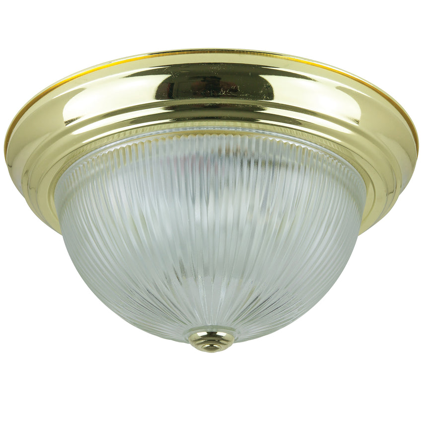 2 Light,  Style, Ceiling Space Collection, Polished Brass Finish