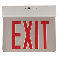 N/A Light, Exit Light NYC Approved Style, Emergency Lighting, Silver Finish