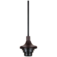 1 Light, Socket Style, Pendant, Brown Finish