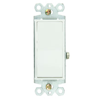 Grounded Rocker Switch White Finish