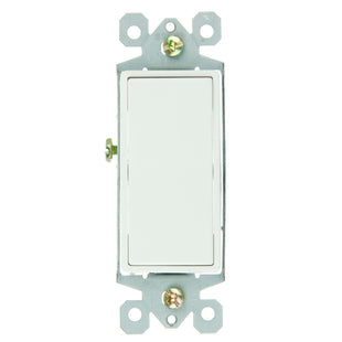 3-Way Grounded Rocker Switch White Finish