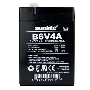 6 Volt 4 Amp Emergency Battery For Exit Sign