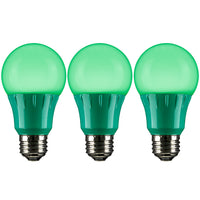 Green LED A19, 3 Watt