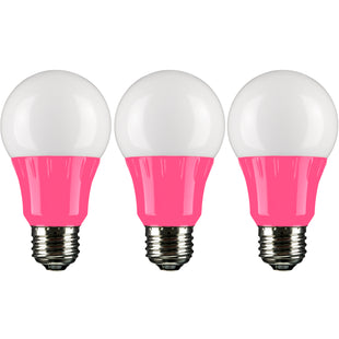 Pink LED A19, 3 Watt