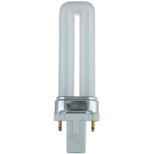 5 Watt, PL 2-Pin Single U-Shaped Twin Tube, 2700K - Warm White