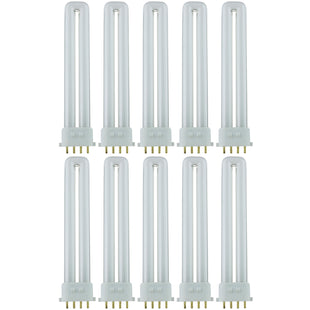 13 Watt, PL 4-Pin Single U-Shaped Twin Tube, 3500K - Neutral White