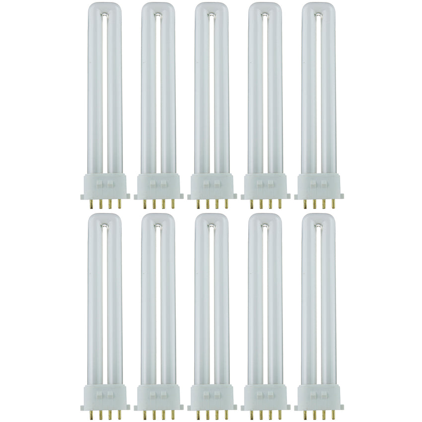 13 Watt, PL 4-Pin Single U-Shaped Twin Tube, 3500K - Neutral White