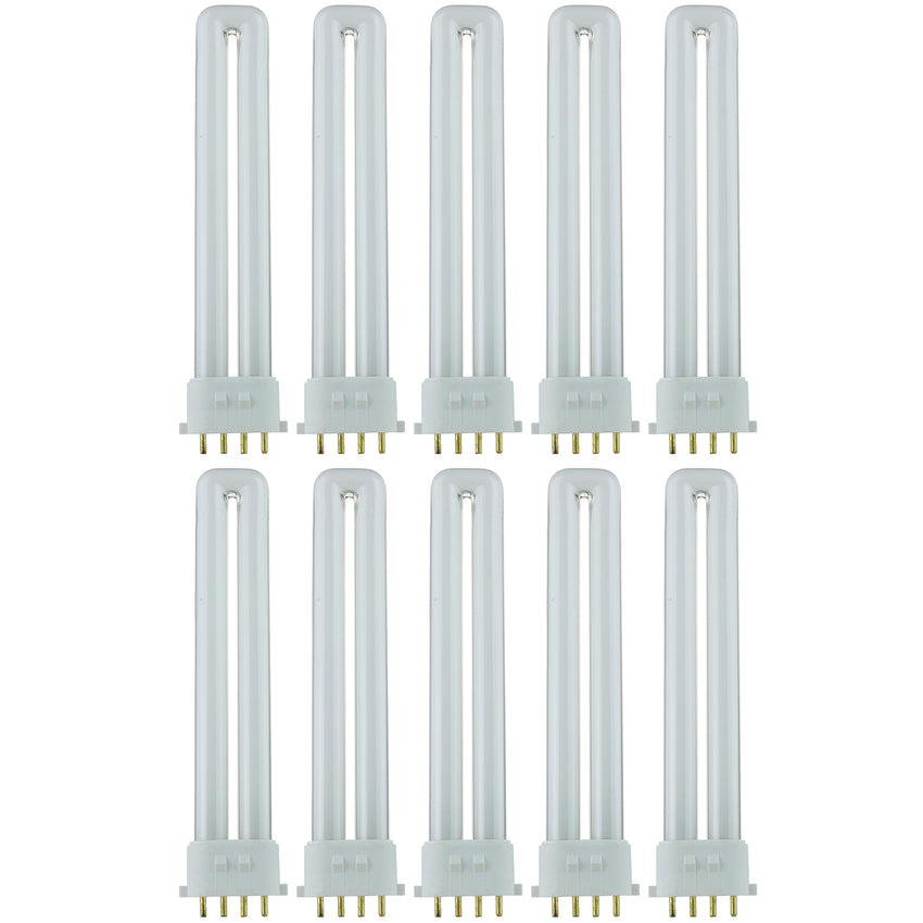 13 Watt, PL 4-Pin Single U-Shaped Twin Tube, 4100K - Cool White