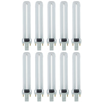 9 Watt, PL 2-Pin Single U-Shaped Twin Tube, 2700K - Warm White