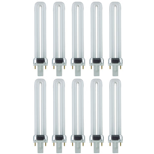 9 Watt, PL 2-Pin Single U-Shaped Twin Tube, 2700K - Warm White