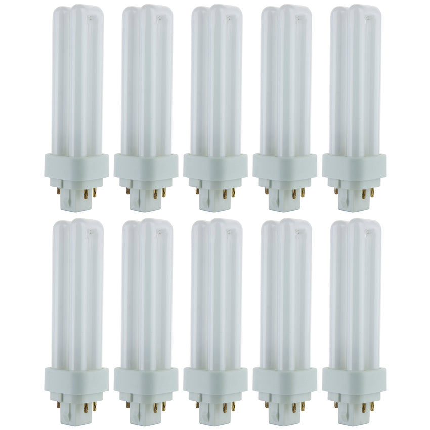 13 Watt, PLD 4-Pin Double U-Shaped Twin Tube, 2700K - Warm White