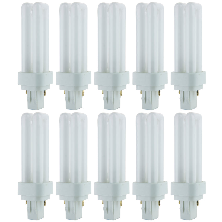 13 Watt, PLD 2-Pin Double U-Shaped Twin Tube, 2700K - Warm White