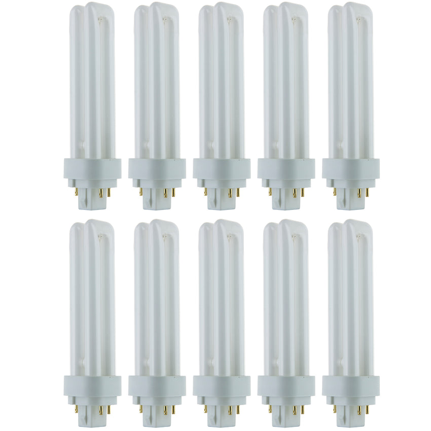 18 Watt, PLD 4-Pin Double U-Shaped Twin Tube, 4100K - Cool White