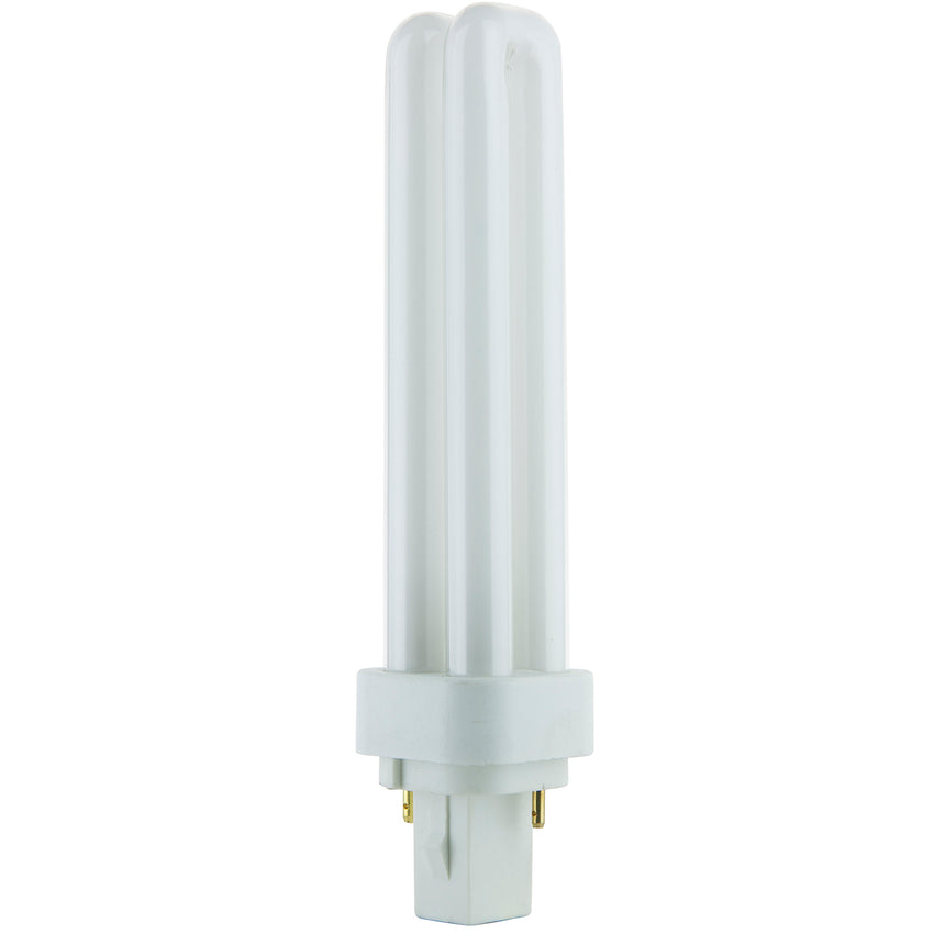 18 Watt, PLD 2-Pin Double U-Shaped Twin Tube, 3000K - Warm White