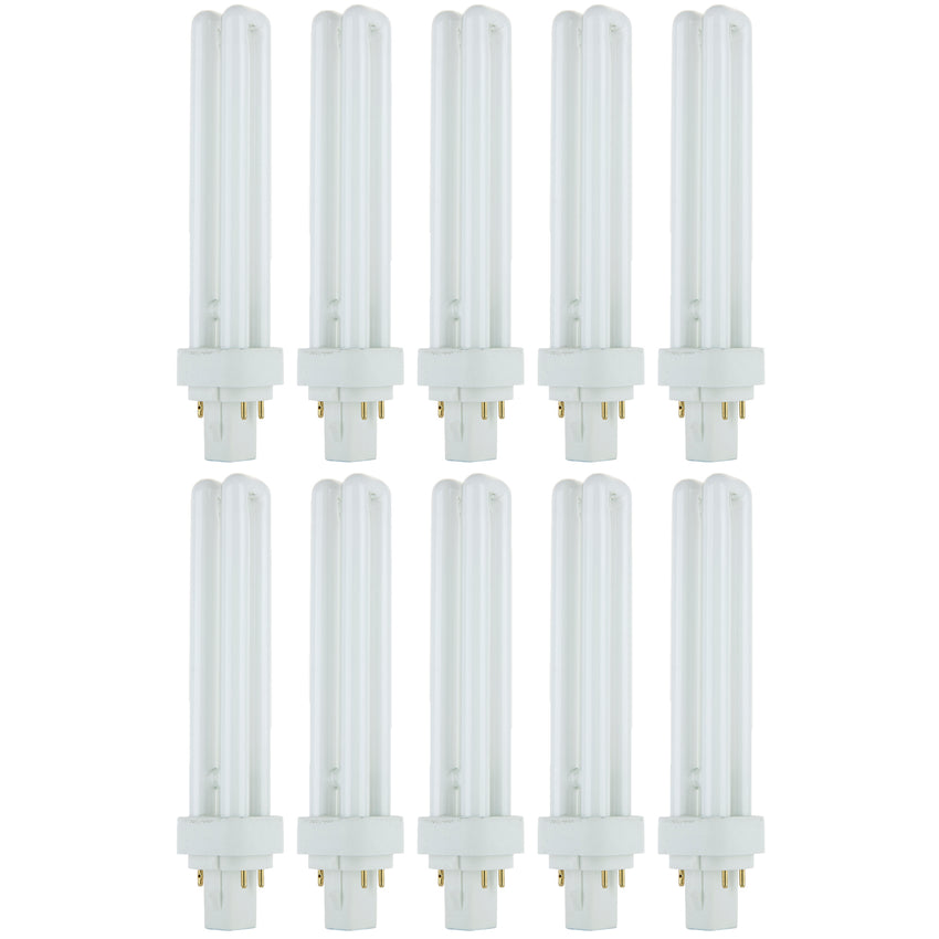 26 Watt, PLD 4-Pin Double U-Shaped Twin Tube, 2700K - Warm White