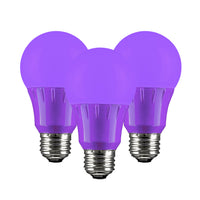 Purple LED A19, 3 Watt