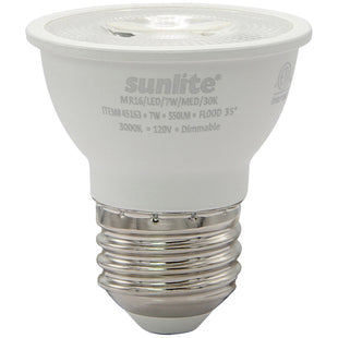 MR16, 60 Watt Equivalent, 550 Lumen, 3000K - Warm White