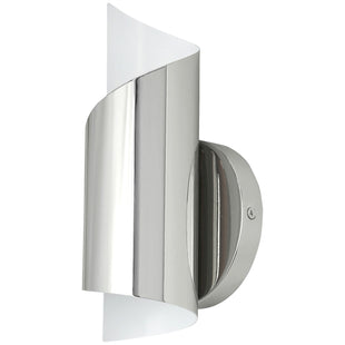 1 Light, Tube Style, Sconce, Polished Nickel Finish