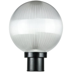 1 Light, Globe Style, Pathway Lighting, Black Finish