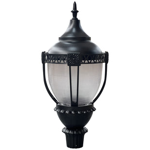 Commercial Outdoor Pathway Lighting Fixture, Black Finish CCT Selectable