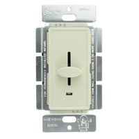 Slide Dimmer Wth Led, Ivory Finish