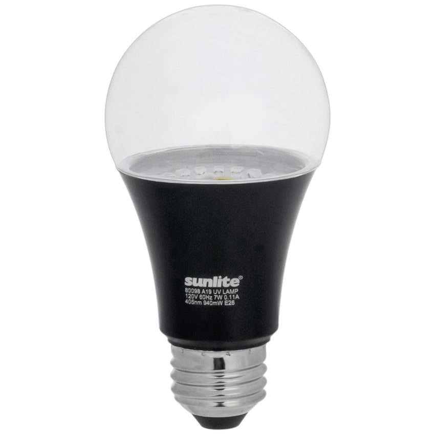 A19, 60 Watt Equivalent,  Lumen,  - UV Black Light