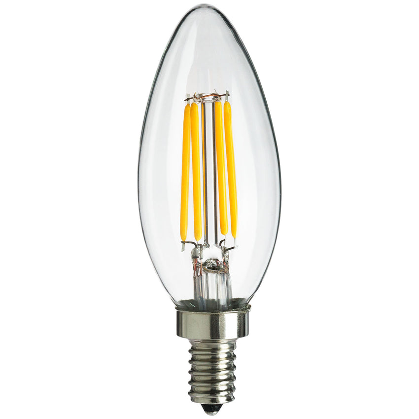 B11, 40 Watt Equivalent, 400 Lumen, 1800K - Amber