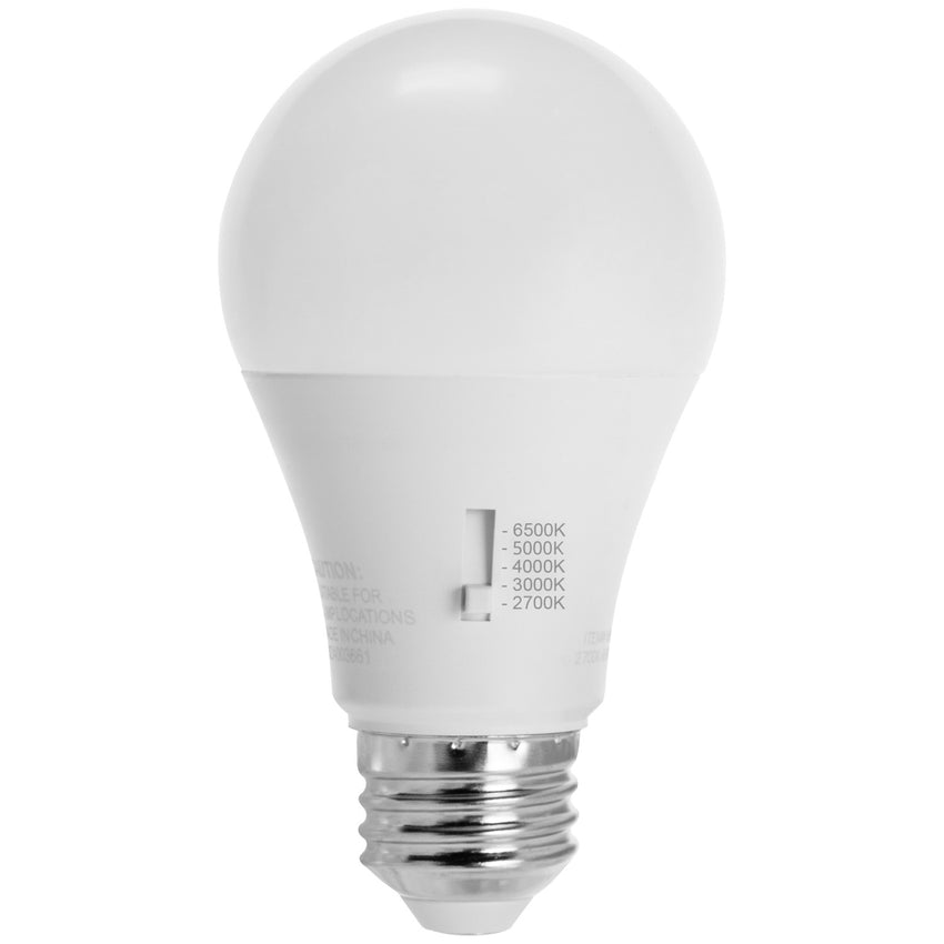 A19, 75 Watt Equivalent, 1100 Lumen, CCT Selectable