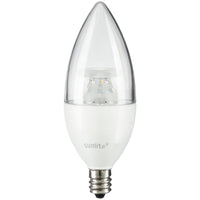 B12, 60 Watt Equivalent, 500 Lumen, 3000K - Warm White