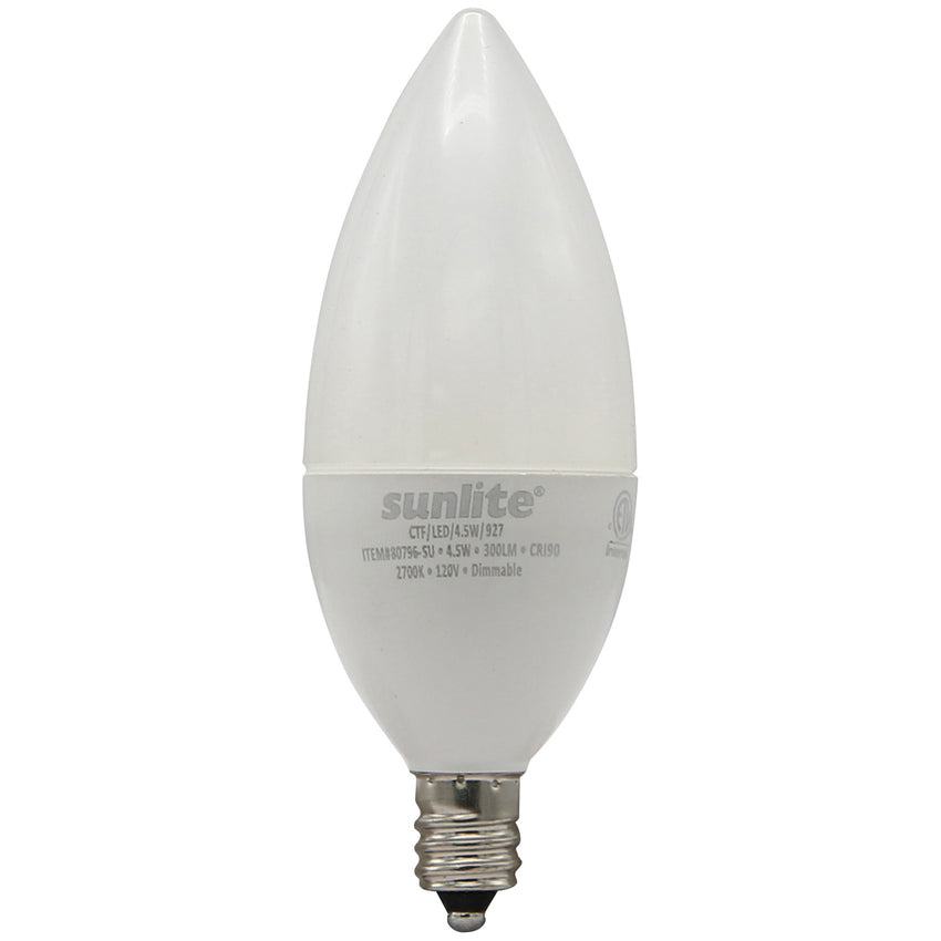 B11, 40 Watt Equivalent, 300 Lumen, 2700K - Soft White