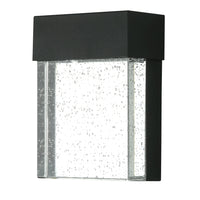 Decorative Porch Light Black Finish 3000K - Warm White