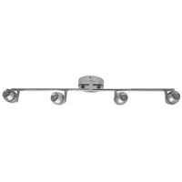 32" Surface Mounted Track Fixture, Chrome Finish 3000K - Warm White