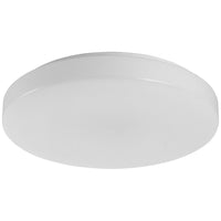 14" Surface Mounted Drum Fixture, White Finish 3000K - Warm White