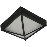 10" Decorative Surface Mounted Fixture, Black Finish, CCT Selectable