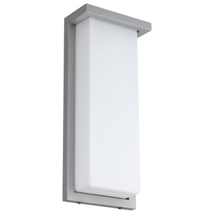 14" Porch Light Silver Finish CCT Selectable