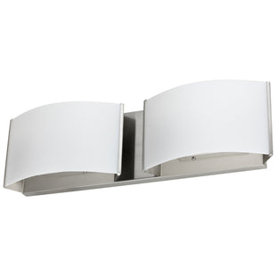 15" Sconce Brushed Nickel Finish CCT Selectable