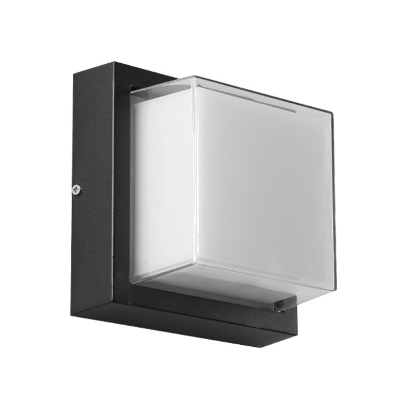 Decorative Porch Light Black Finish CCT Selectable