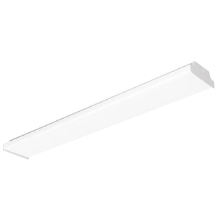 48" Surface Mounted Wraparound Fixture, White Finish CCT Selectable