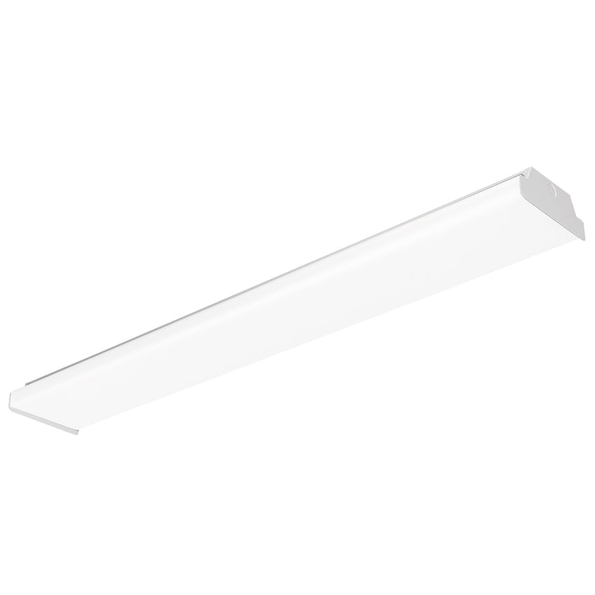 48" Surface Mounted Wraparound Fixture, White Finish CCT Selectable