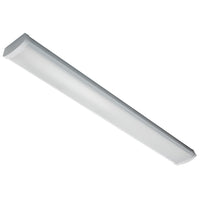 48" Surface Mounted Wraparound Fixture, White Finish CCT Selectable