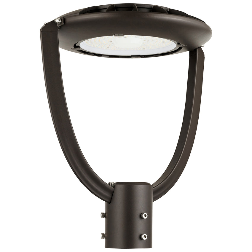 Commercial Outdoor Roadlight Fixture, Bronze Finish CCT Selectable