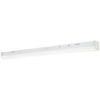 48" Strip Fixture,  with Bi-Level Sensor, White Finish CCT Selectable