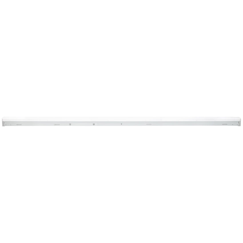 96" Strip Fixture, with Battery Backup, White Finish CCT Selectable