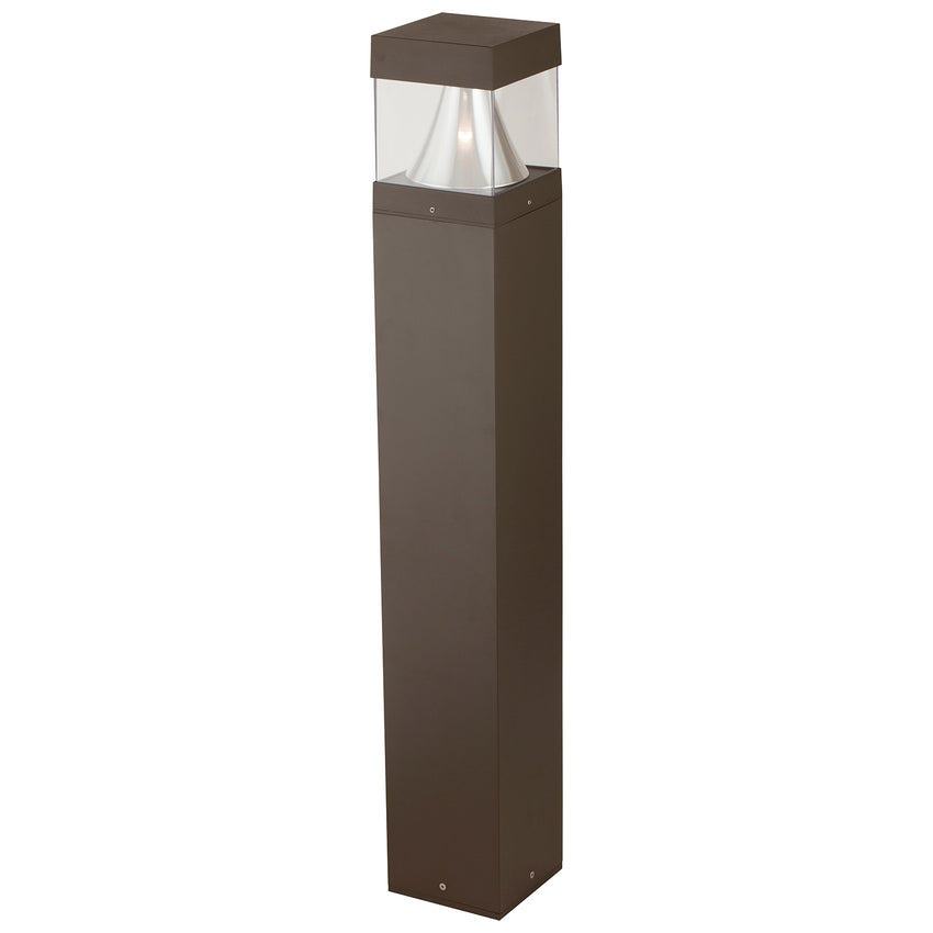 Square Landscape Bollard Bronze Finish CCT Selectable