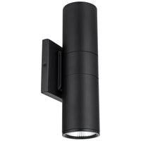 12" Porch Light Black Finish CCT Selectable