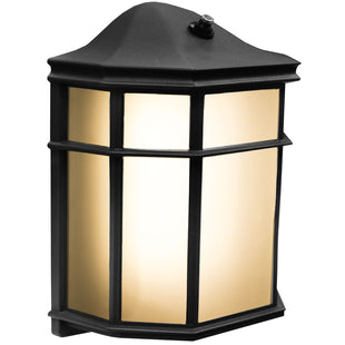 Decorative Porch Light Black Finish CCT Selectable