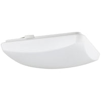 11" Surface Mounted Mushroom Fixture, White Finish 3000K - Warm White