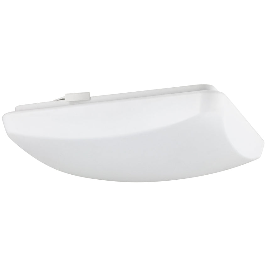 11" Surface Mounted Mushroom Fixture, White Finish 3000K - Warm White